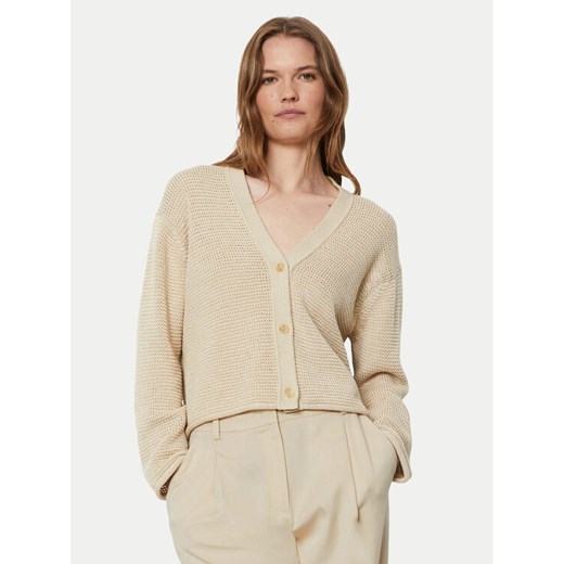 Marc O'Polo Kardigan 406 6059 61259 Beżowy Regular Fit ze sklepu MODIVO w kategorii Swetry damskie - zdjęcie 182761413