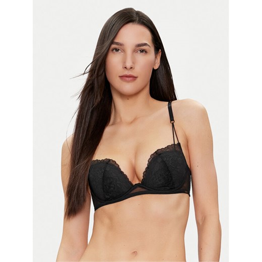 Calvin Klein Underwear Biustonosz z fiszbiną 000QF7751E Czarny ze sklepu MODIVO w kategorii Biustonosze - zdjęcie 182761431