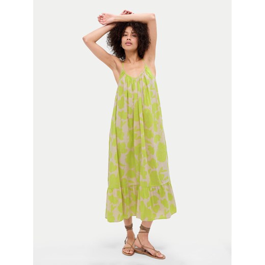Gap Sukienka letnia 670217-03 Zielony Loose Fit ze sklepu MODIVO w kategorii Sukienki - zdjęcie 182761432