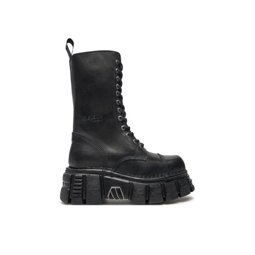 NEW ROCK Glany M-MILI211-C14 Czarny ze sklepu MODIVO w kategorii Workery damskie - zdjęcie 182761541