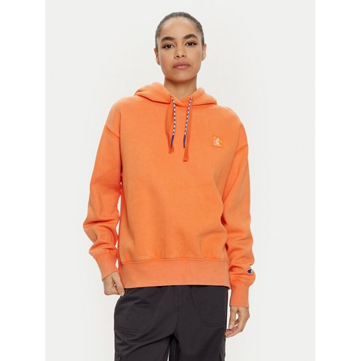 Champion Bluza 117441 Pomarańczowy Loose Fit ze sklepu MODIVO w kategorii Bluzy damskie - zdjęcie 182761682