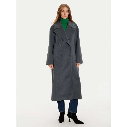 Imperial Płaszcz zimowy KI54IID Szary Loose Fit ze sklepu MODIVO w kategorii Płaszcze damskie - zdjęcie 182761721
