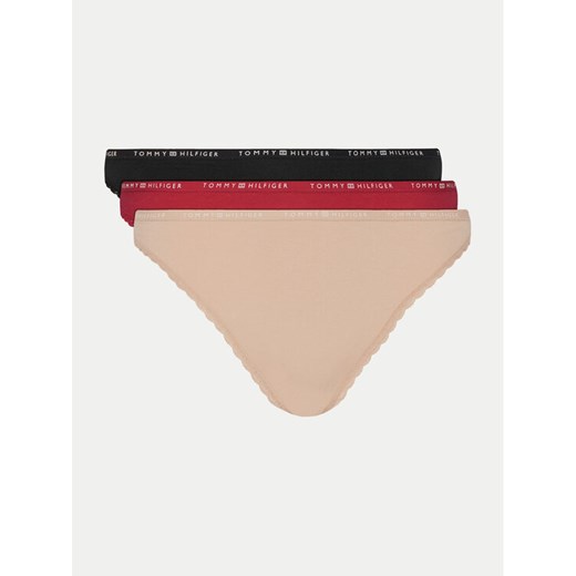 Tommy Hilfiger Komplet 3 par fig klasycznych UW0UW05953 Kolorowy ze sklepu MODIVO w kategorii Majtki damskie - zdjęcie 182761733