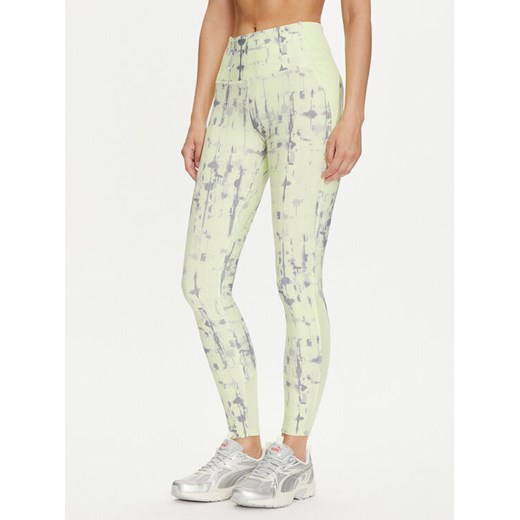 Reebok Legginsy Lux Perform 100037391 Zielony Slim Fit ze sklepu MODIVO w kategorii Spodnie damskie - zdjęcie 182761741