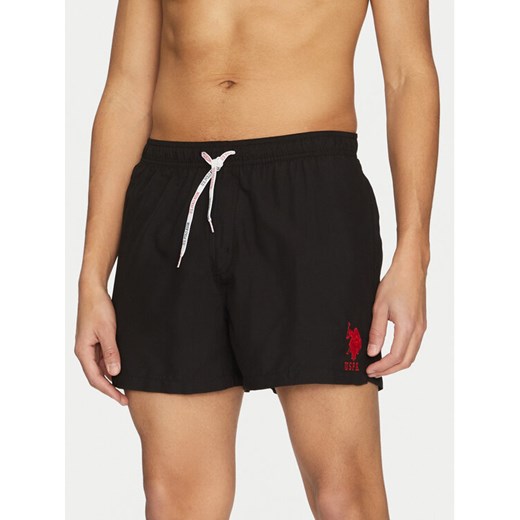 U.S. Polo Assn. Szorty kąpielowe MUP0769 Czarny Regular Fit ze sklepu MODIVO w kategorii Kąpielówki - zdjęcie 182761804