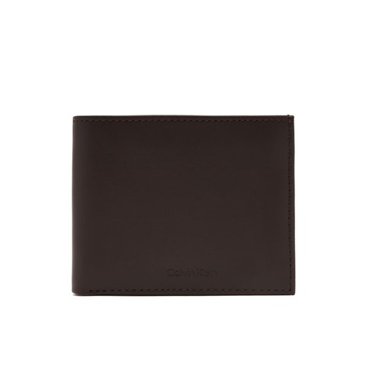 Calvin Klein Portfel męski Ck Premium Bifold 5Cc W/Coin K50K512923 Brązowy ze sklepu MODIVO w kategorii Portfele męskie - zdjęcie 182761861