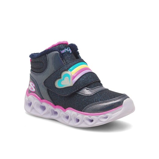 Skechers Sneakersy 302669L NVPK Granatowy ze sklepu MODIVO w kategorii Buty zimowe dziecięce - zdjęcie 182761893