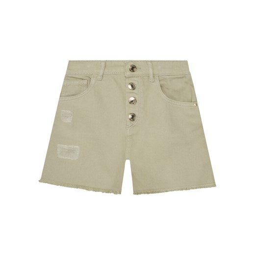 Guess Szorty materiałowe J5GD29 WH6L0 Beżowy Regular Fit ze sklepu MODIVO w kategorii Spodenki dziewczęce - zdjęcie 182761982