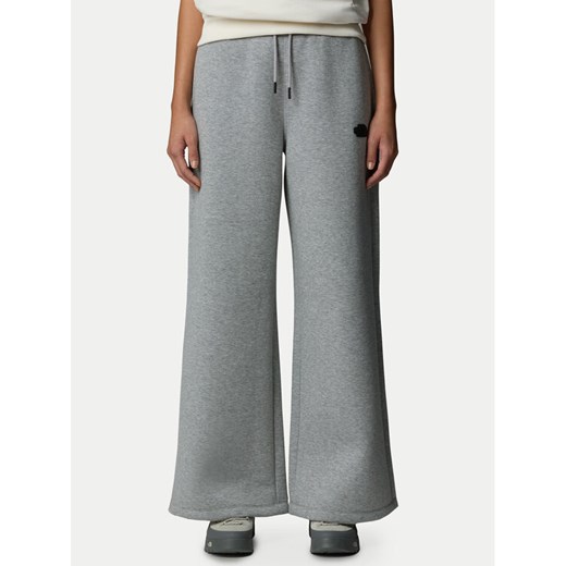 The North Face Spodnie dresowe NF0A8C25 Szary Wide Leg ze sklepu MODIVO w kategorii Spodnie damskie - zdjęcie 182762021