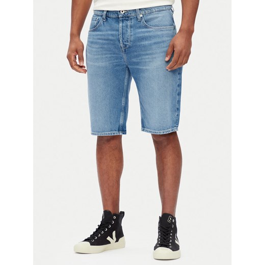 Pepe Jeans Szorty jeansowe PM801079 Niebieski Loose Fit ze sklepu MODIVO w kategorii Spodenki męskie - zdjęcie 182762030
