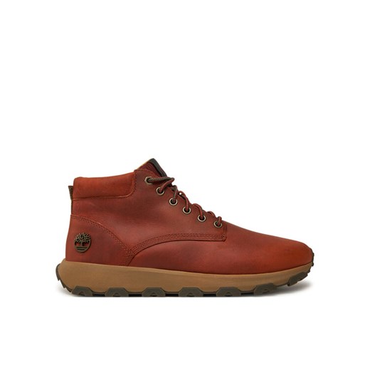 Timberland Sneakersy Winsor Park Mid TB0A69MNEJD1 Brązowy ze sklepu MODIVO w kategorii Buty sportowe męskie - zdjęcie 182762034