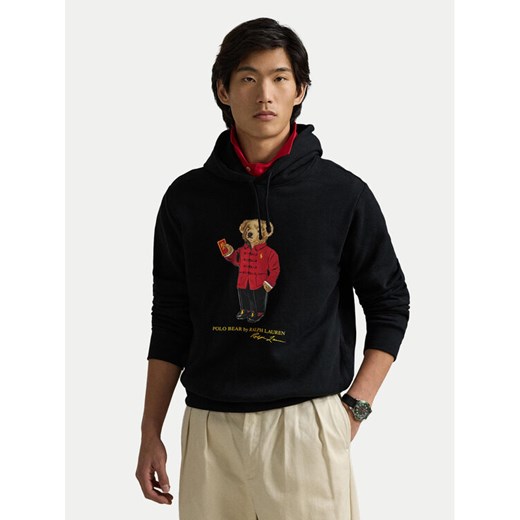 Polo Ralph Lauren Bluza 710962139003 Czarny Regular Fit ze sklepu MODIVO w kategorii Bluzy męskie - zdjęcie 182762081