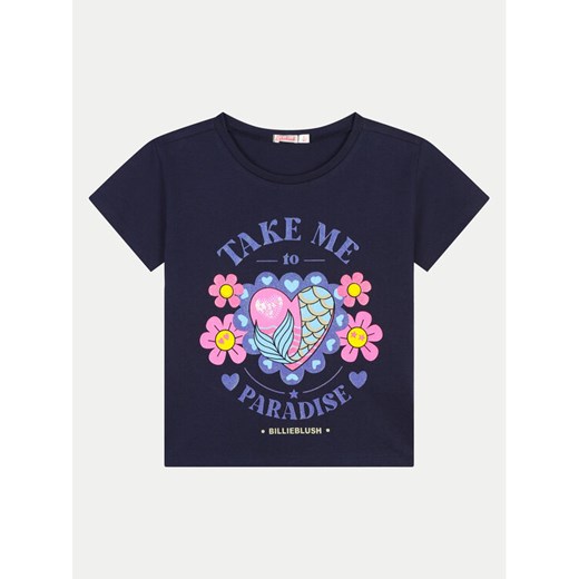 Billieblush T-Shirt U20647 Granatowy Regular Fit ze sklepu MODIVO w kategorii T-shirty chłopięce - zdjęcie 182762110