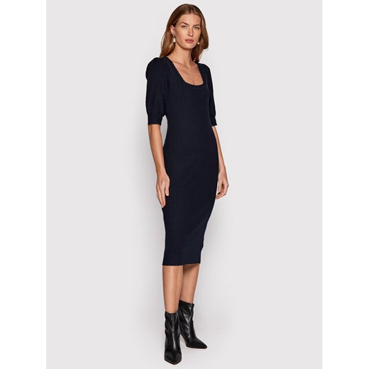 Scotch & Soda Sukienka dzianinowa 168555 Granatowy Regular Fit ze sklepu MODIVO w kategorii Sukienki - zdjęcie 182762114