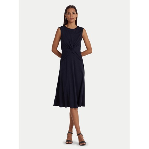 LAUREN RALPH LAUREN Sukienka codzienna 250872090004 Granatowy Regular Fit ze sklepu MODIVO w kategorii Sukienki - zdjęcie 182762232