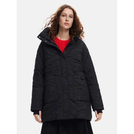 Desigual Kurtka zimowa Aarhus 24WWEWAC Czarny Regular Fit ze sklepu MODIVO w kategorii Kurtki damskie - zdjęcie 182762233