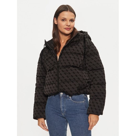Guess Kurtka przejściowa Daisy W4BL36 WGJZ0 Czarny Regular Fit ze sklepu MODIVO w kategorii Kurtki damskie - zdjęcie 182762274