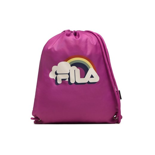 Fila Worek Bohicon Rainbow Small Sport Drawstring Backpack FBK0018 Fioletowy ze sklepu MODIVO w kategorii Plecaki dla dzieci - zdjęcie 182762310