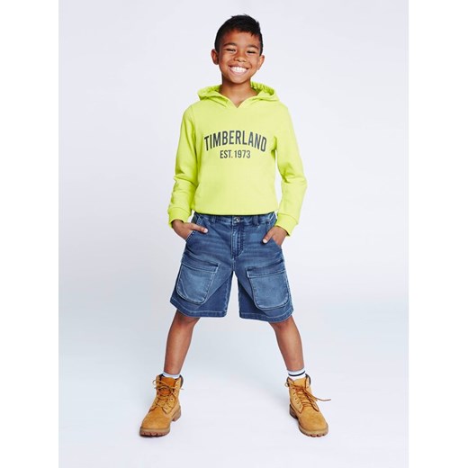 Timberland Bluza T25U07 D Żółty Regular Fit ze sklepu MODIVO w kategorii Bluzy chłopięce - zdjęcie 182762324