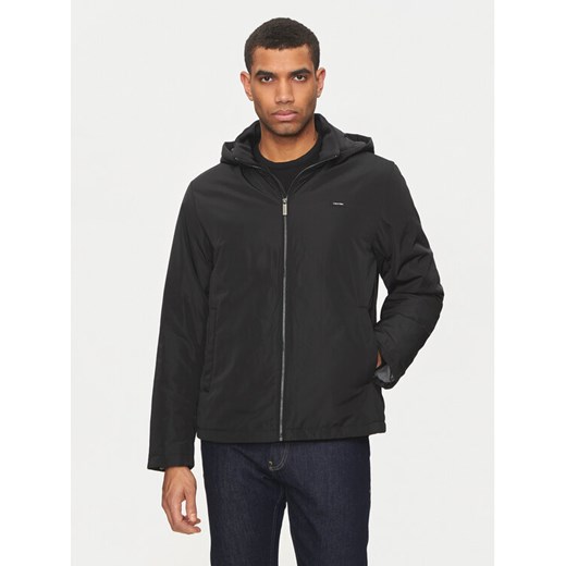 Calvin Klein Kurtka przejściowa K10K113005 Czarny Regular Fit ze sklepu MODIVO w kategorii Kurtki męskie - zdjęcie 182762362