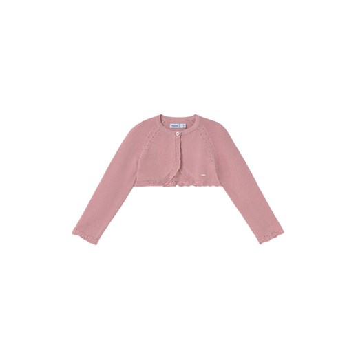 Mayoral Bolerko 306 Różowy Regular Fit ze sklepu MODIVO w kategorii Bluzy i swetry - zdjęcie 182762384
