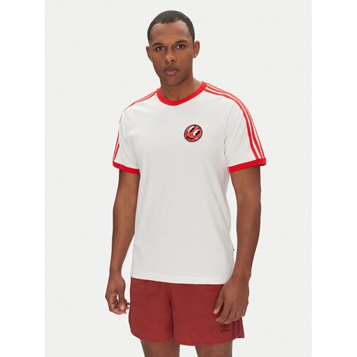 adidas T-Shirt JD0716 Biały Slim Fit ze sklepu MODIVO w kategorii T-shirty męskie - zdjęcie 182762391