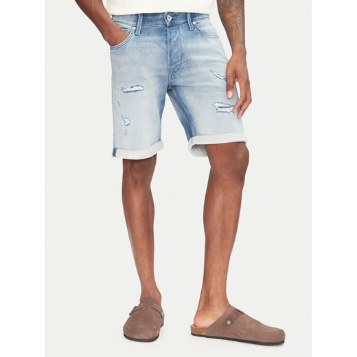 Jack&Jones Szorty jeansowe Rick 12269607 Niebieski Regular Fit ze sklepu MODIVO w kategorii Spodenki męskie - zdjęcie 182762422