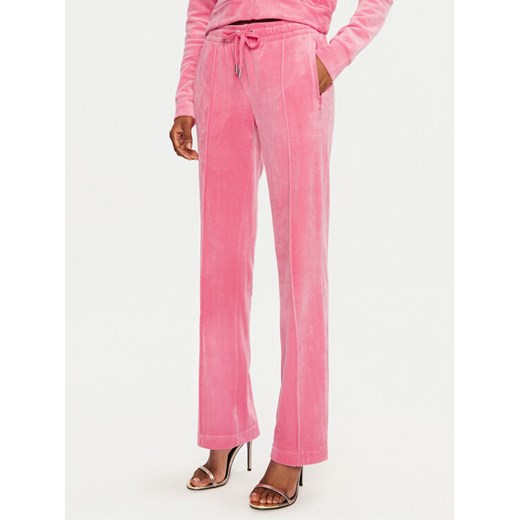 Juicy Couture Spodnie dresowe Tina JCAPW045 Różowy Regular Fit ze sklepu MODIVO w kategorii Spodnie damskie - zdjęcie 182762431