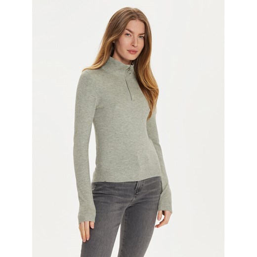Vero Moda Sweter Happiness 10317993 Szary Slim Fit ze sklepu MODIVO w kategorii Swetry damskie - zdjęcie 182762440