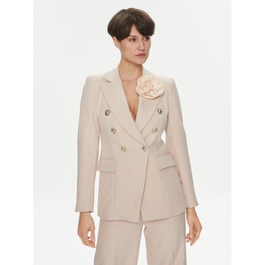Maryley Marynarka 24EB139/M13/43GE Beżowy Regular Fit ze sklepu MODIVO w kategorii Marynarki damskie - zdjęcie 182762553