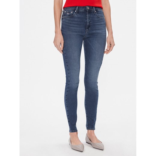 Tommy Jeans Jeansy Sylvia DW0DW17153 Granatowy Skinny Fit ze sklepu MODIVO w kategorii Jeansy damskie - zdjęcie 182762591
