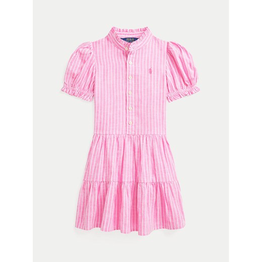 Polo Ralph Lauren Sukienka koszulowa 312964281001 Różowy Regular Fit ze sklepu MODIVO w kategorii Sukienki dziewczęce - zdjęcie 182762604