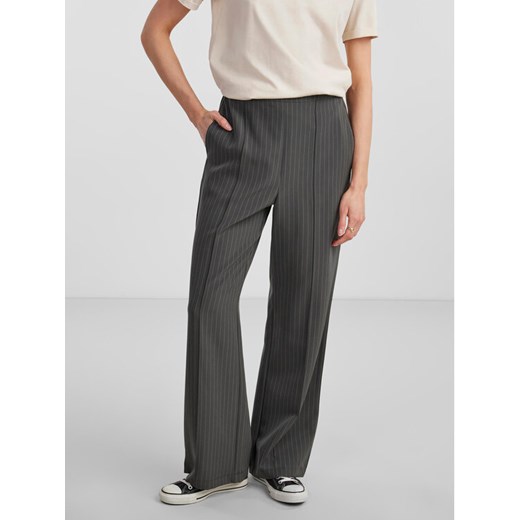 Pieces Spodnie materiałowe 17130407 Szary Loose Fit ze sklepu MODIVO w kategorii Spodnie damskie - zdjęcie 182762701