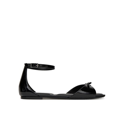 DKNY Sandały Dazey Flat Ankle Strap K1599651 Czarny ze sklepu MODIVO w kategorii Sandały damskie - zdjęcie 182762702