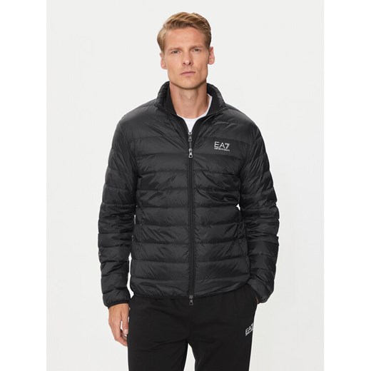 EA7 Emporio Armani Kurtka puchowa 8NPB23 PNGPZ 1200 Czarny Regular Fit ze sklepu MODIVO w kategorii Kurtki męskie - zdjęcie 182762791