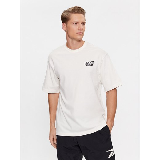 Reebok T-Shirt Archive Essentials IM1525 Biały Regular Fit ze sklepu MODIVO w kategorii T-shirty męskie - zdjęcie 182762803