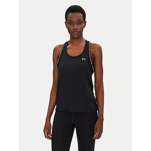 Under Armour Top Tech Knockout 1389851 Czarny Regular Fit ze sklepu MODIVO w kategorii Bluzki damskie - zdjęcie 182762894