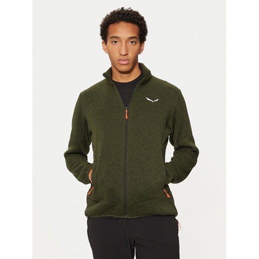 Salewa Polar Puez Rocca 29126 Zielony Regular Fit ze sklepu MODIVO w kategorii Bluzy męskie - zdjęcie 182762913