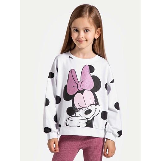 Coccodrillo Bluza ZC4132101LGD Biały Regular Fit ze sklepu MODIVO w kategorii Bluzy dziewczęce - zdjęcie 182762922