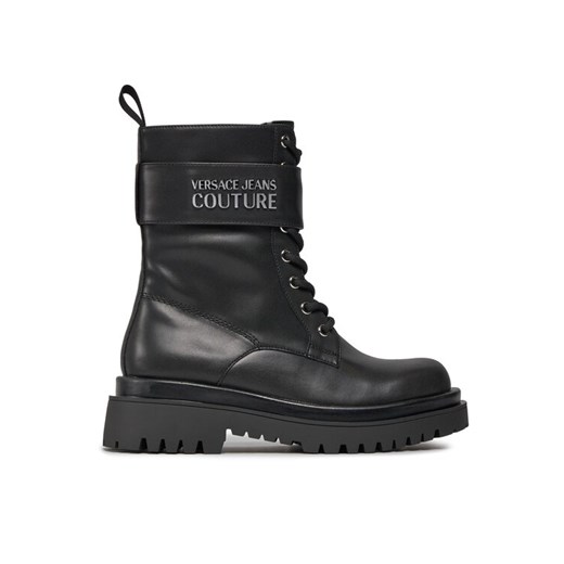 Versace Jeans Couture Trapery 75VA3S64 Czarny ze sklepu MODIVO w kategorii Workery damskie - zdjęcie 182762931