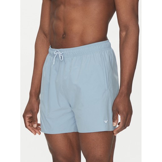 Emporio Armani Underwear Szorty kąpielowe EM000583 AF12331 U9287 Niebieski Regular Fit ze sklepu MODIVO w kategorii Kąpielówki - zdjęcie 182763053