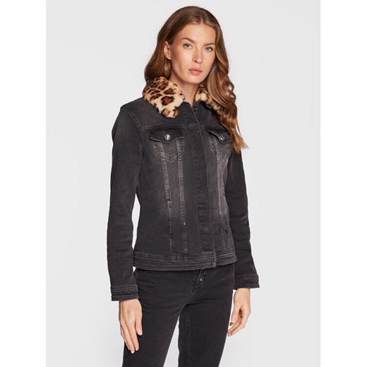 Liu Jo Kurtka jeansowa UF2069 D4391 Czarny Regular Fit ze sklepu MODIVO w kategorii Kurtki damskie - zdjęcie 182763060