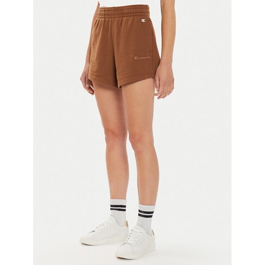 Champion Szorty sportowe 116220 Brązowy Regular Fit Champion S MODIVO