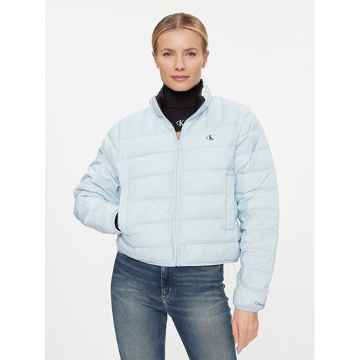 Calvin Klein Jeans Kurtka puchowa J20J222585 Niebieski Regular Fit ze sklepu MODIVO w kategorii Kurtki damskie - zdjęcie 182763141