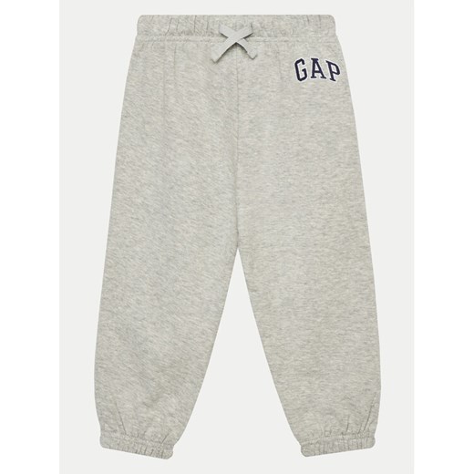 Gap Spodnie dresowe 744324-03 Szary Regular Fit ze sklepu MODIVO w kategorii Spodnie chłopięce - zdjęcie 182763154