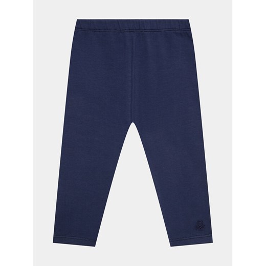 United Colors Of Benetton Legginsy 3MT1GF01L Granatowy Slim Fit ze sklepu MODIVO w kategorii Spodnie chłopięce - zdjęcie 182763162