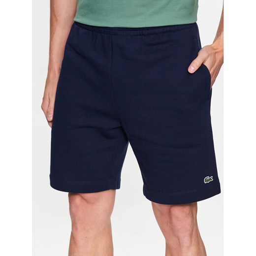 Lacoste Szorty sportowe GH9627 Granatowy Regular Fit Lacoste 5 MODIVO
