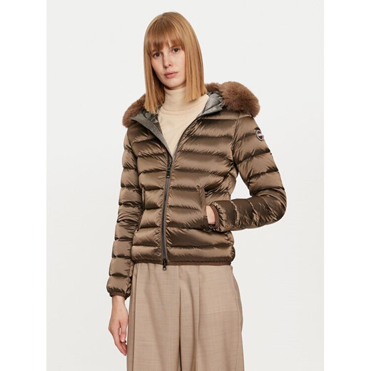 Colmar Kurtka puchowa 2286E 2YO Brązowy Slim Fit ze sklepu MODIVO w kategorii Kurtki damskie - zdjęcie 182763232