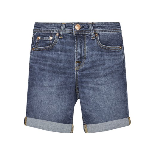 Jack&Jones Junior Szorty jeansowe Rick 12269799 Granatowy Regular Fit Jack&jones Junior 140 MODIVO