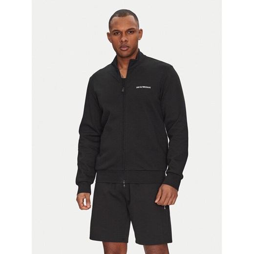 Emporio Armani Underwear Bluza EM001386 AF10790 UC001 Czarny Regular Fit ze sklepu MODIVO w kategorii Bluzy męskie - zdjęcie 182763244